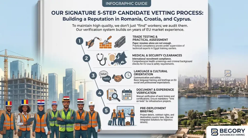 Our Signature 5-Step Candidate Vetting Process