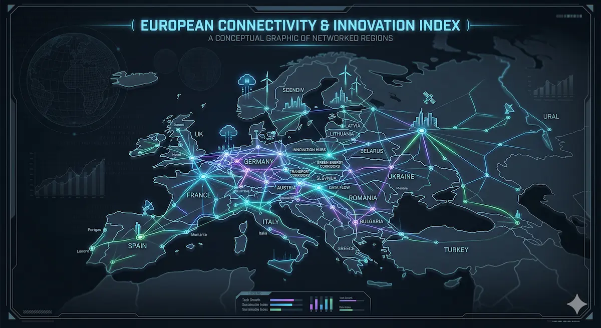 European Map Graphic